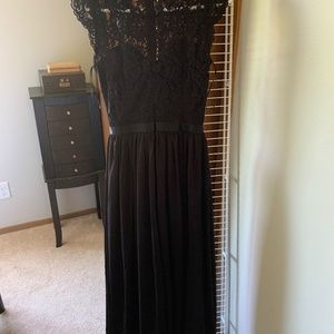 Long black Womens dress